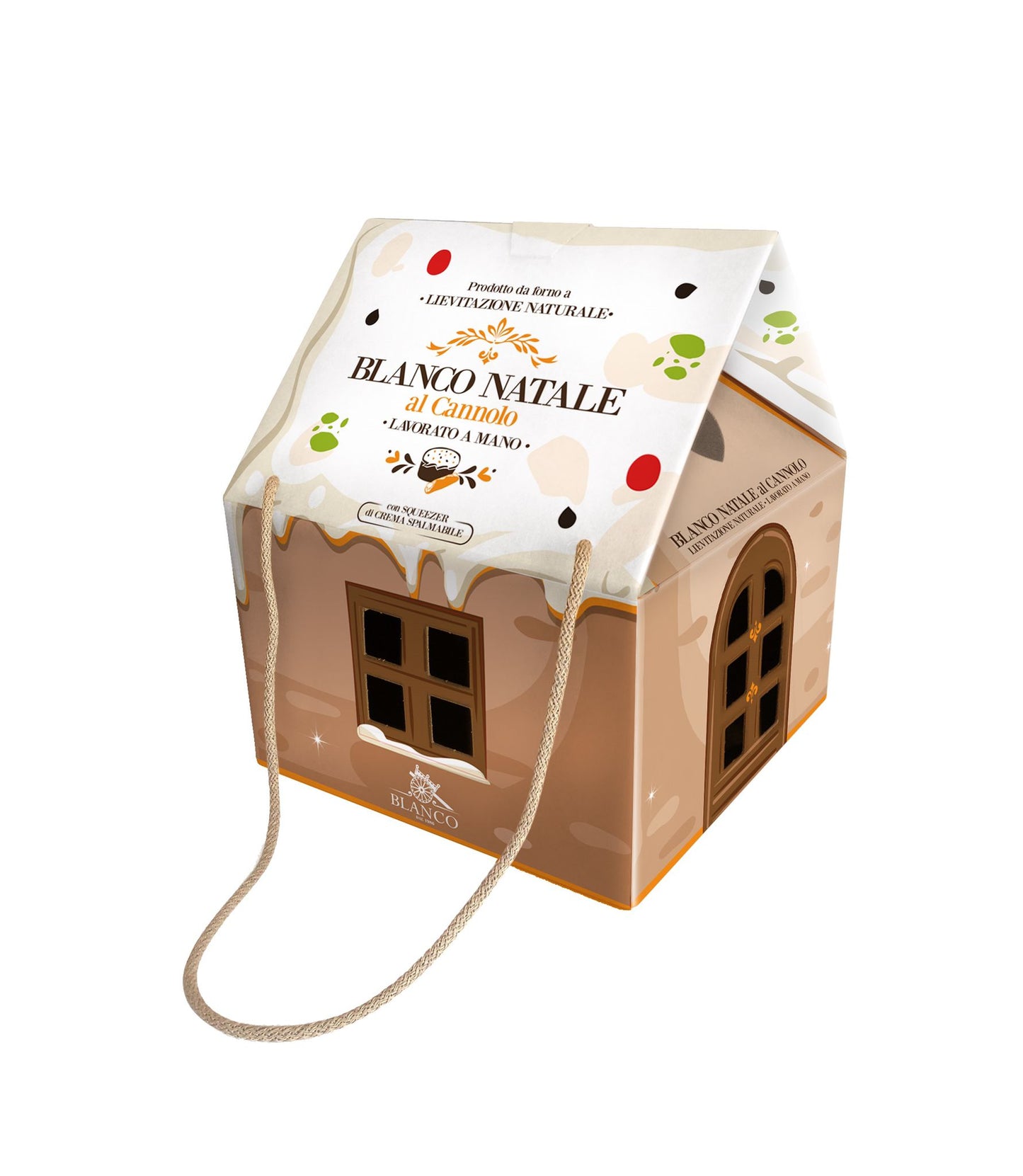 Blanco Natale Panettone al Cannolo Siciliano 1 kg inkl. Crema al Cannolo 190g