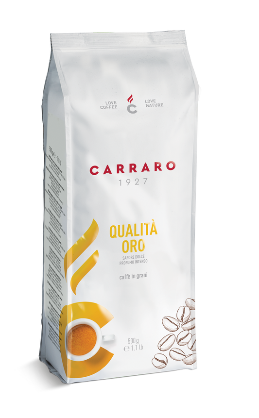 Carraro Qualità Oro – Kaffeebohnen 500 g