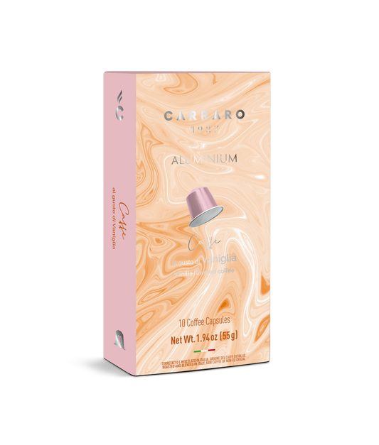 Carraro Vanilla Coffee – 10 Aluminium-Kapseln (Nespresso® kompatibel)