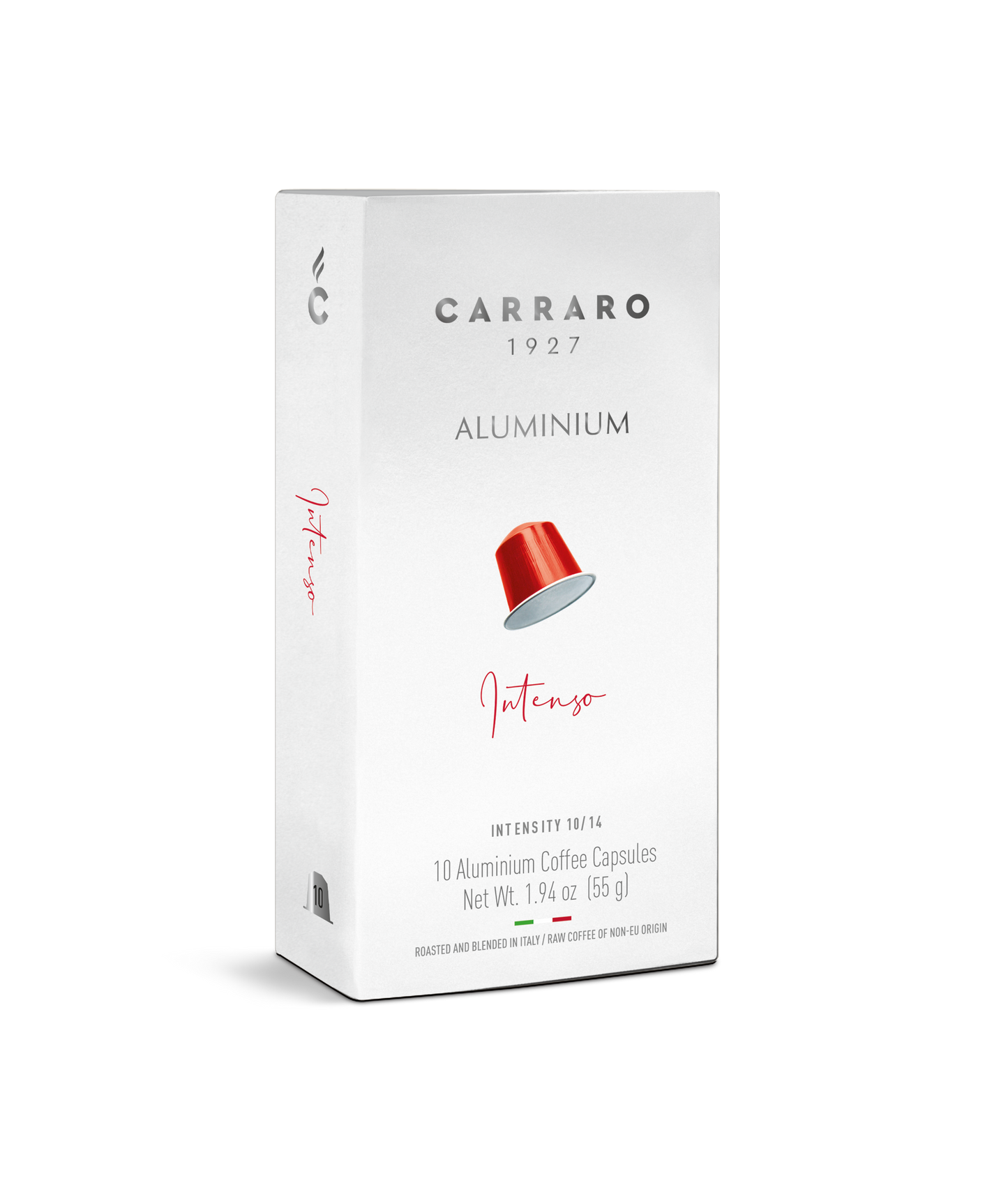 Carraro Intenso – 10 Aluminium-Kapseln (Nespresso® kompatibel)