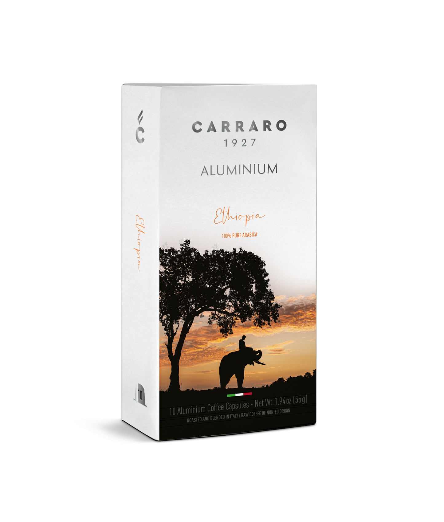 Carraro Ethiopia – 10 Aluminium-Kapseln (Nespresso® kompatibel)