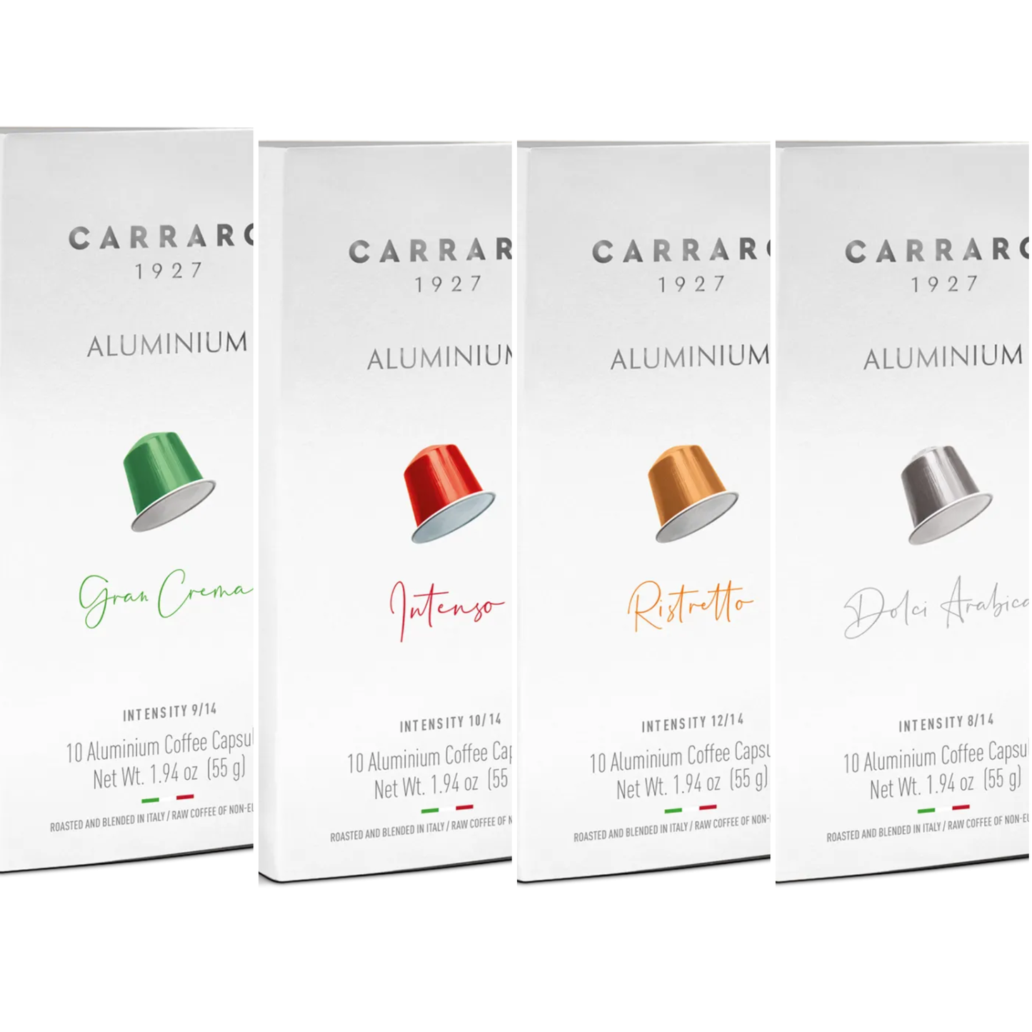 Carraro Set Nespresso® kompatibel – Vier Charaktere. Ein Genuss