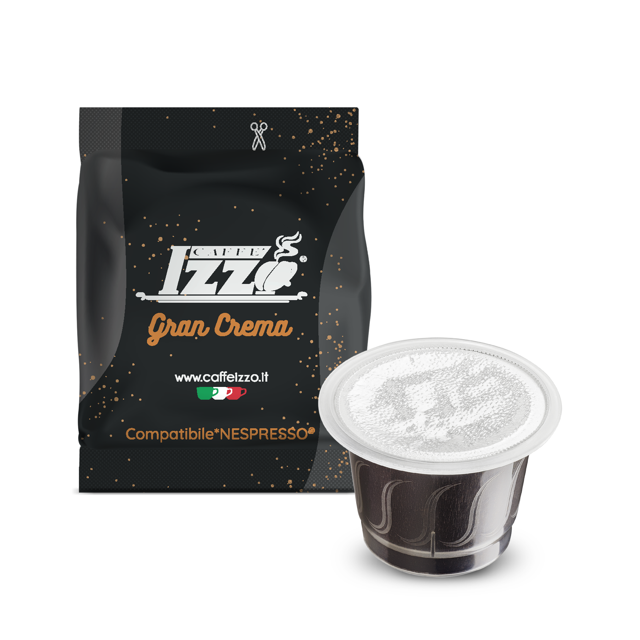 Caffè Izzo Gran Crema - 100 Kaffeekapseln - Nespresso®* kompatibel