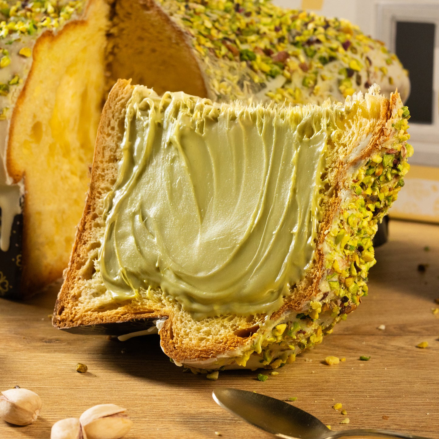 Blanco Ostern Colomba al Pistacchio 1kg inkl. Crema al Pistacchio 190g