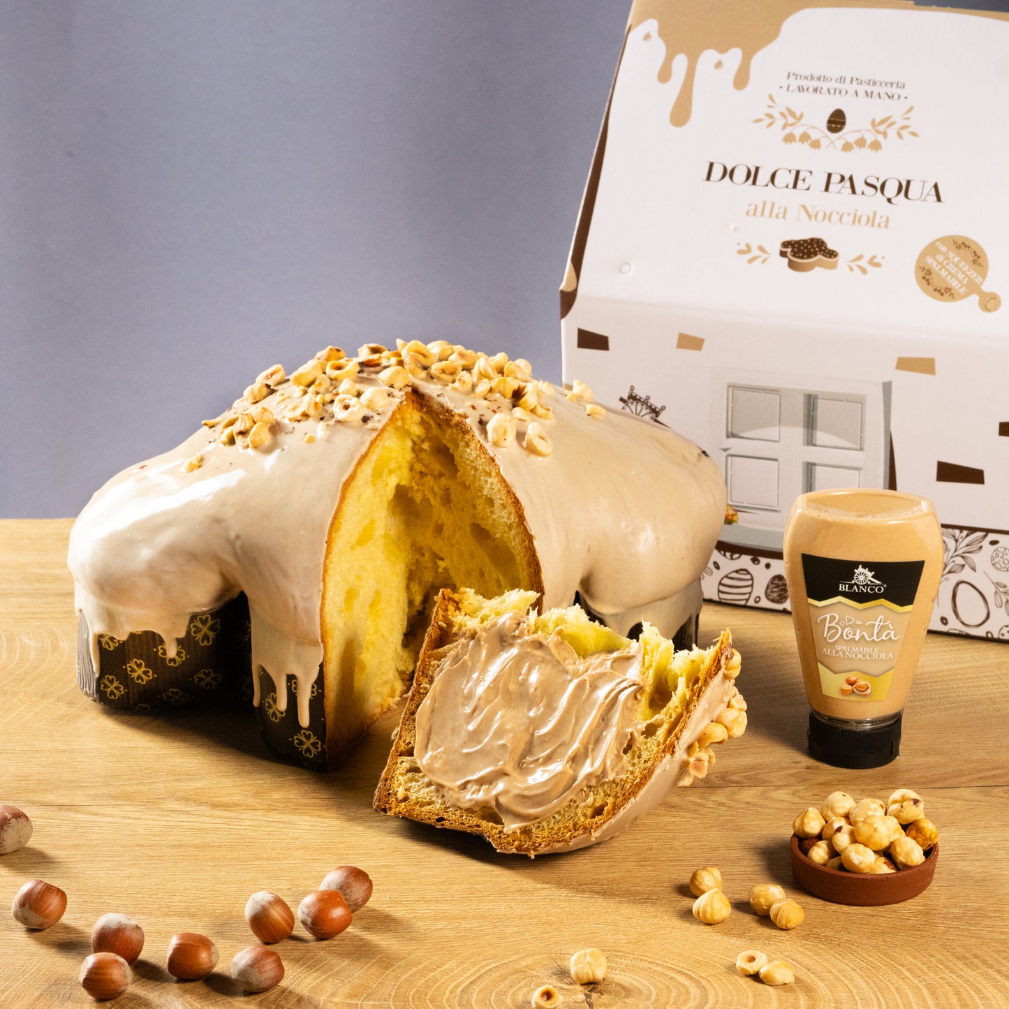 Blanco Ostern Colomba alla Nocciola inkl. Crema di Nocciola 190g