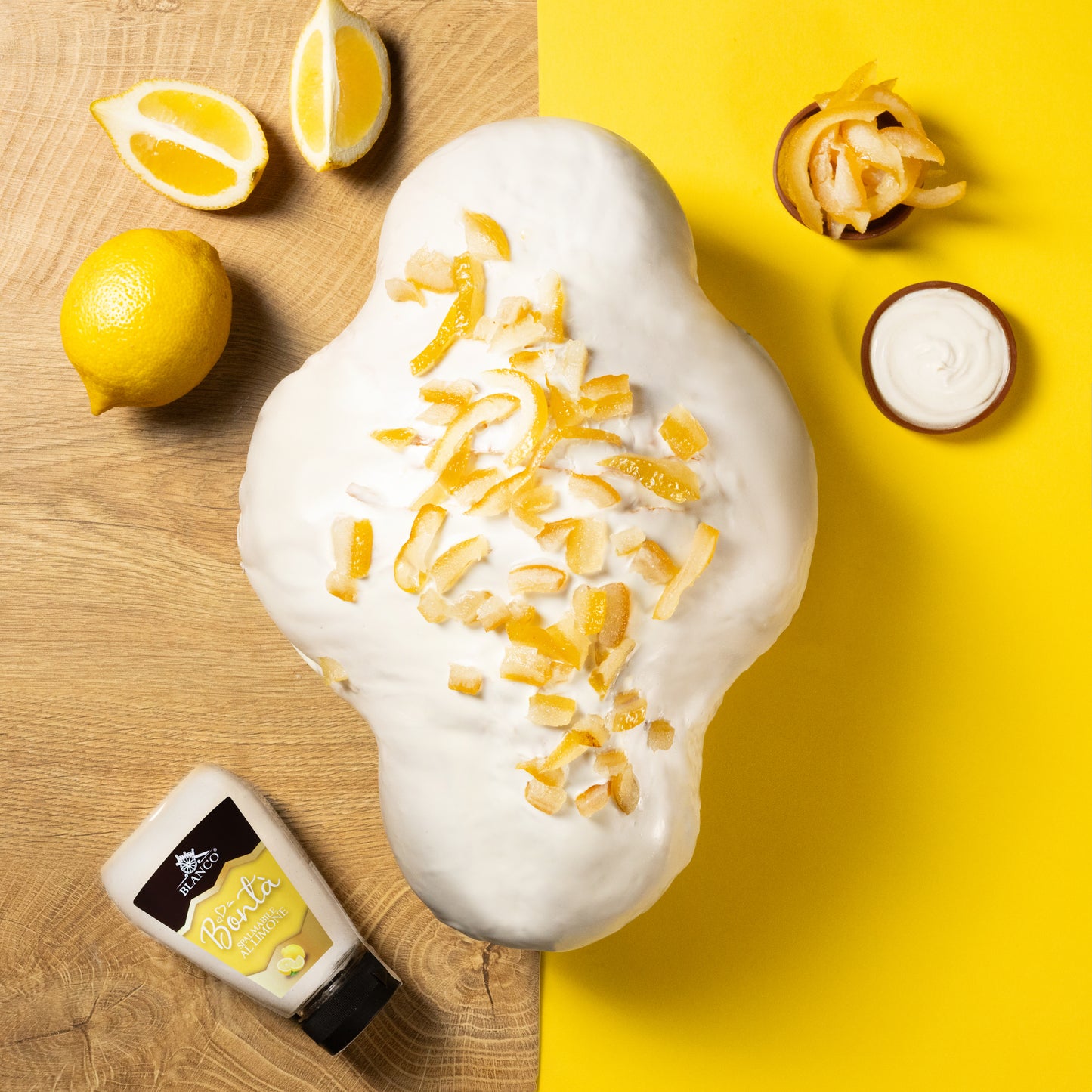 Blanco Ostern Colomba al Limone 1 Kg + Crema di Limone 190g