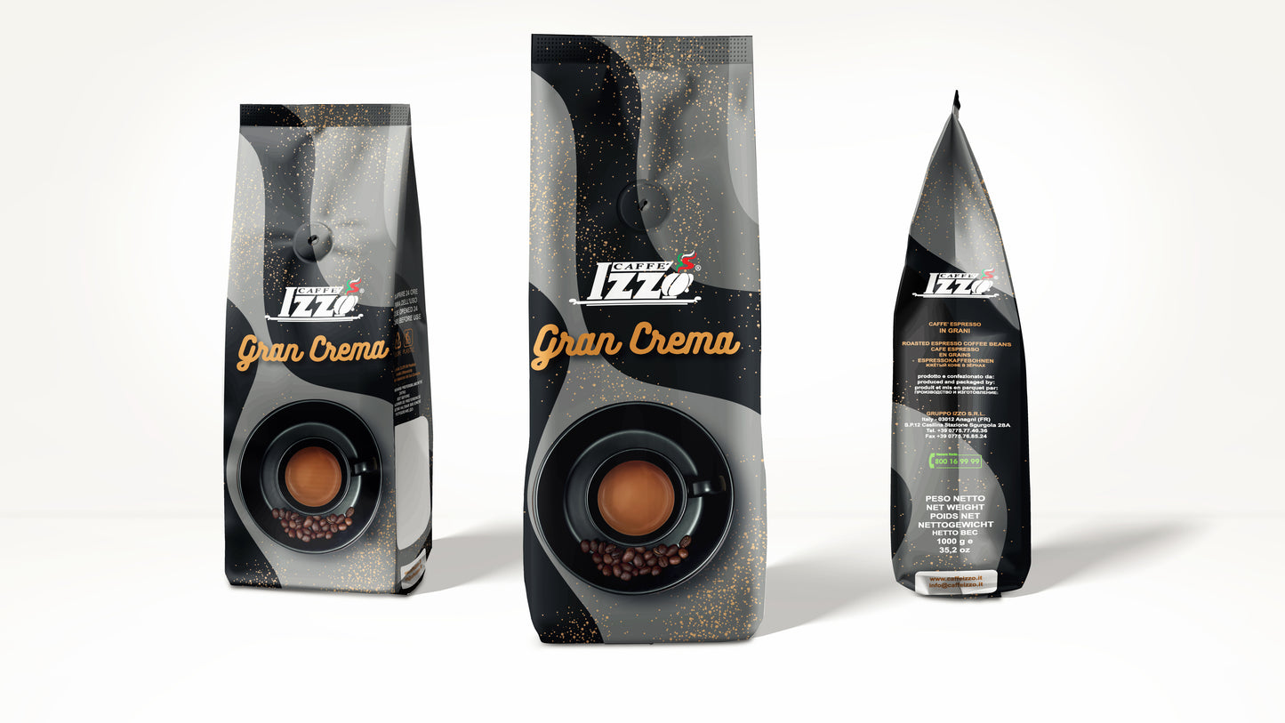 Caffè Izzo - Kaffeebohnen Gran Crema – 1 kg
