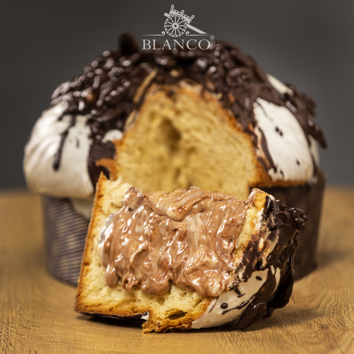 Blanco Natale Panettone al Cannolo Siciliano 1 kg inkl. Crema al Cannolo 190g