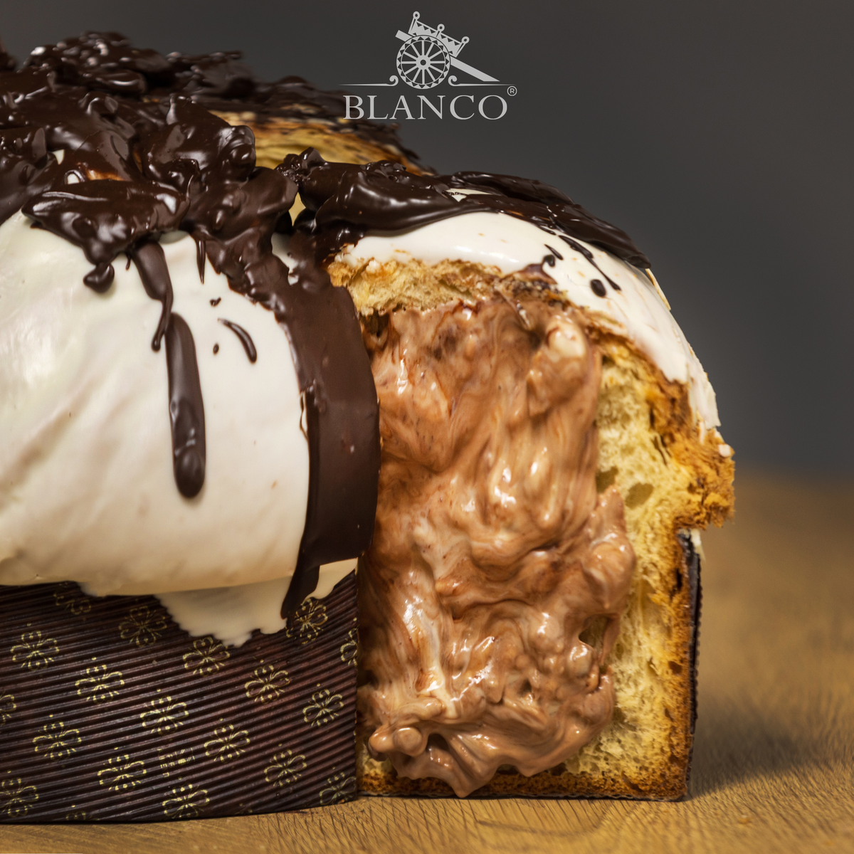 Blanco Natale Panettone al Cannolo Siciliano 1 kg inkl. Crema al Cannolo 190g