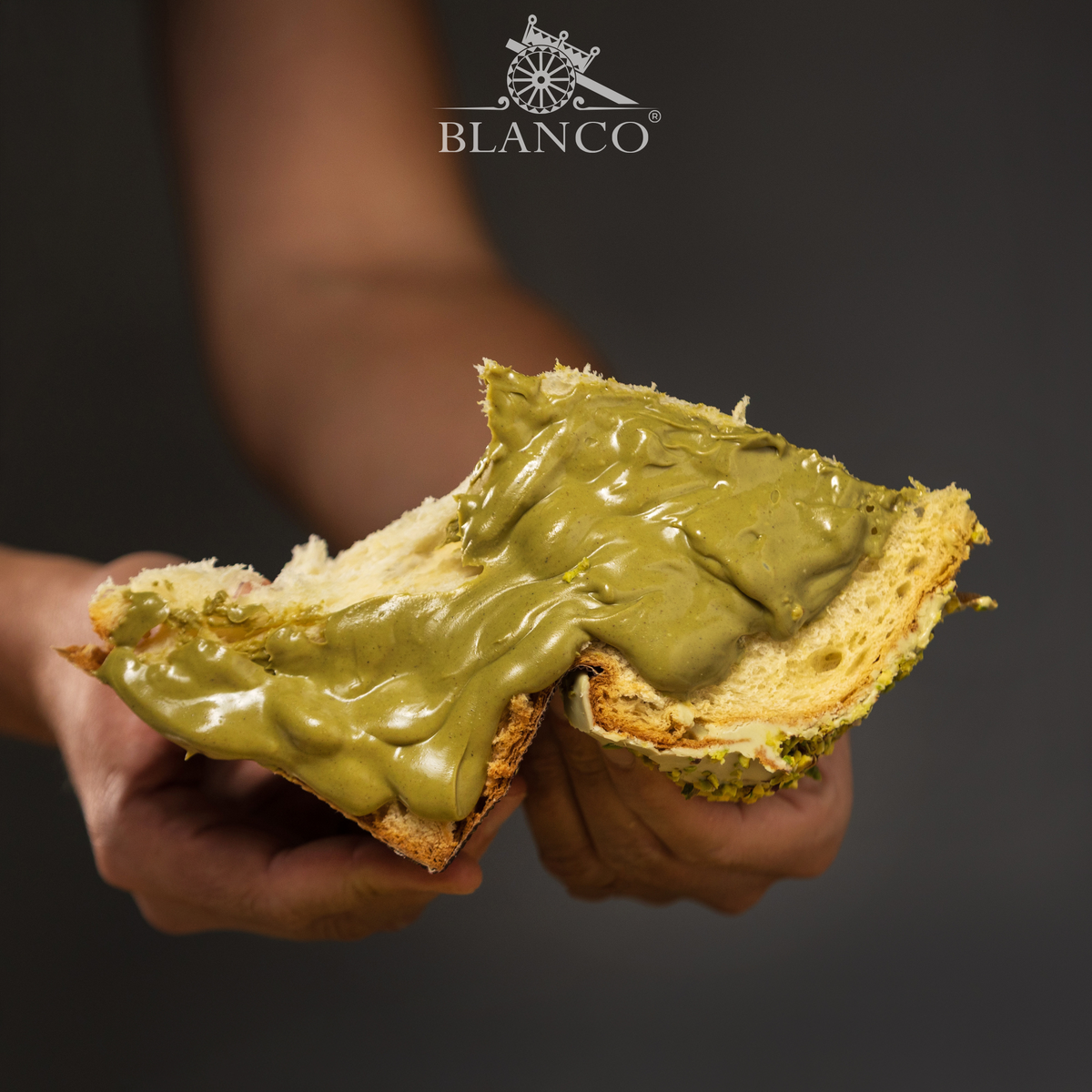 Blanco Natale Panettone al Pistacchio 1 kg inkl. Crema al Pistacchio 190g
