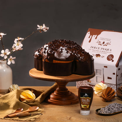 Blanco Ostern Colomba al Cioccolato di Modica IGP 1 Kg  + Crema di Cioccolato 190g