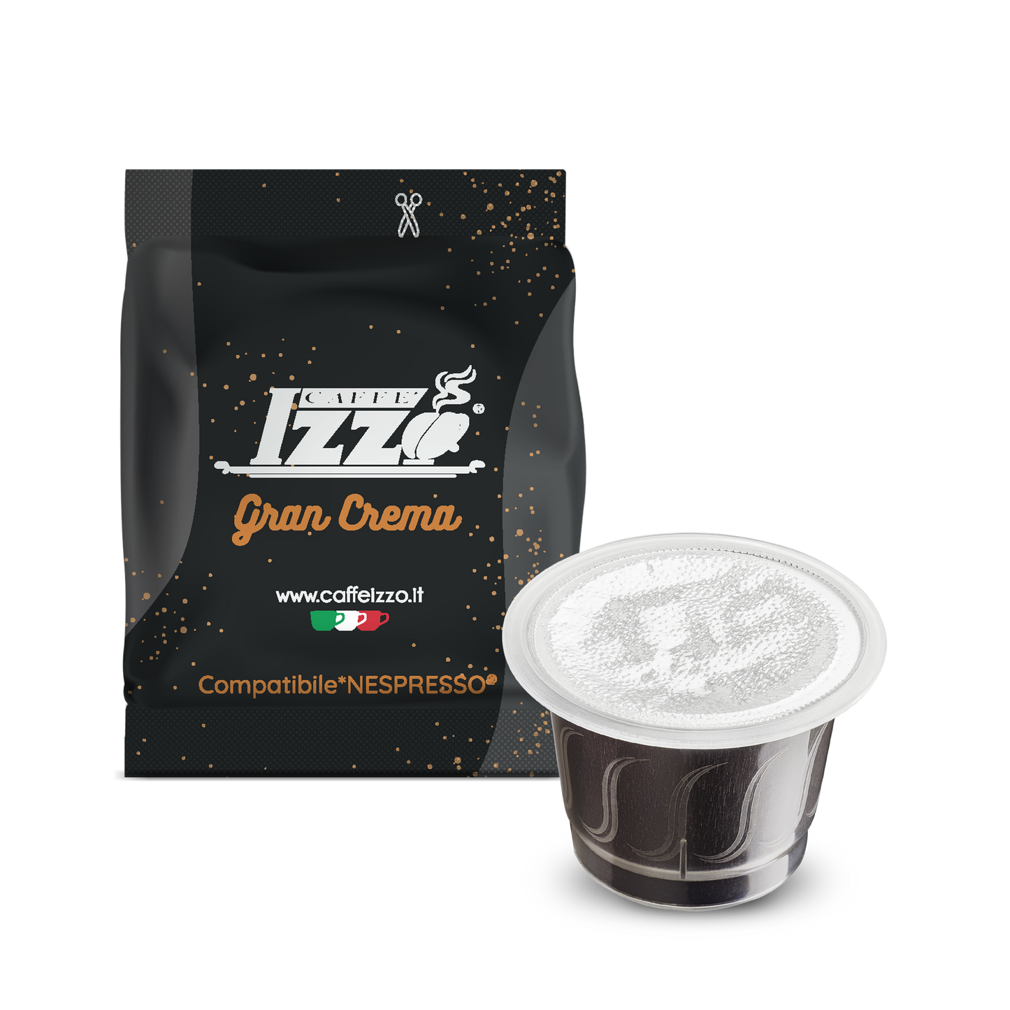 Caffè Izzo Gran Crema - 100 Kaffeekapseln - Nespresso®* kompatibel