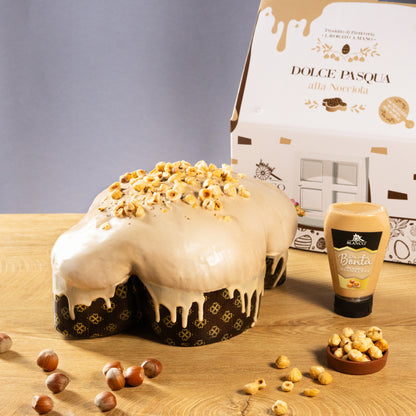 Blanco Ostern Colomba alla Nocciola 1 Kg + Crema di Nocciola 190g