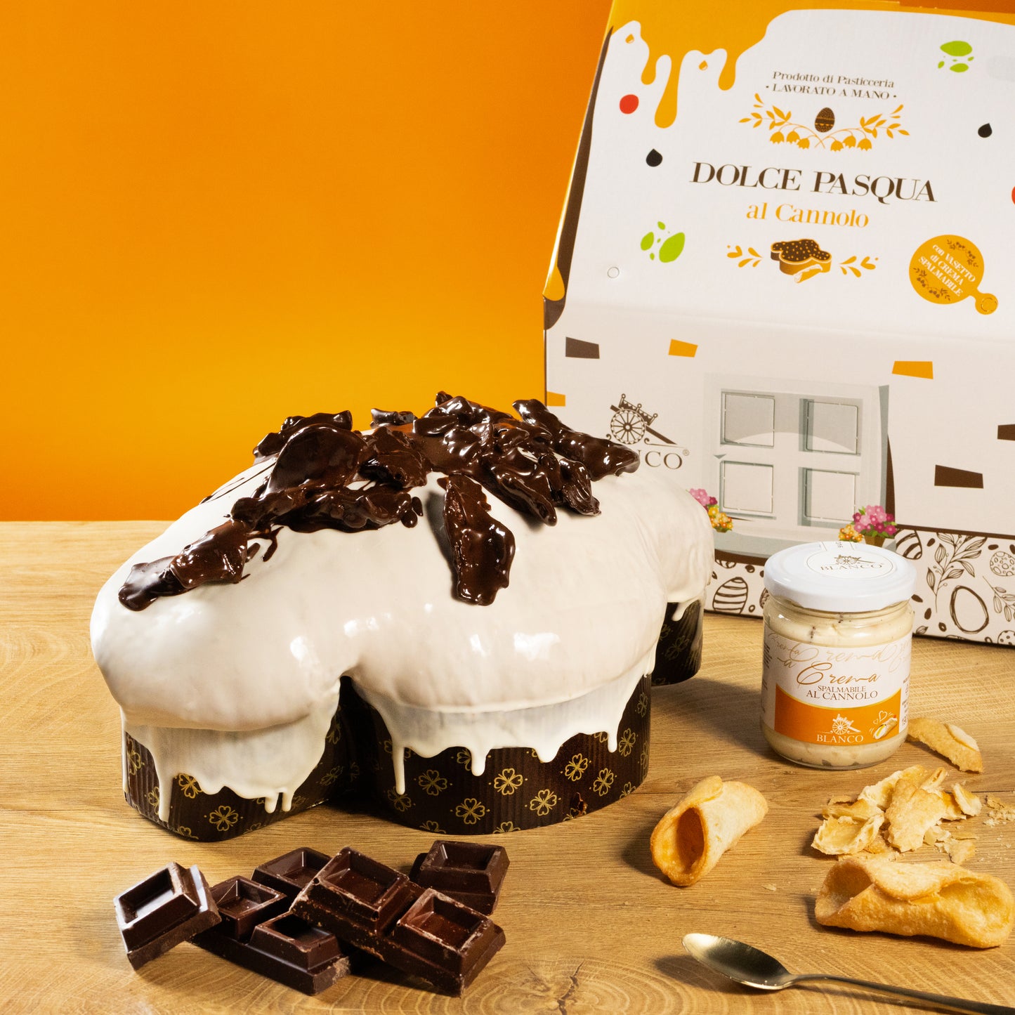 Blanco Ostern Colomba al Cannolo Siciliano inkl. Crema al Cannolo 190g