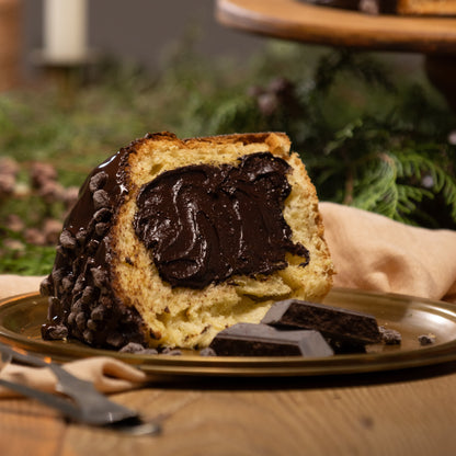Blanco Natale Panettone al Cioccolato di Modica IGP 1 kg inkl. Crema di Cioccolato 190g