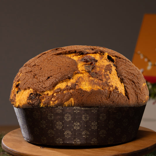 Blanco Natale Panettone 1 kg con Albicocca e Cioccolato