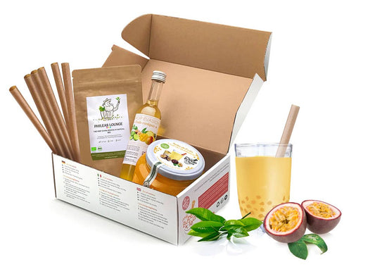 Bubble Tea Set für zu Hause - Passionsfrucht für 8 Portionen
