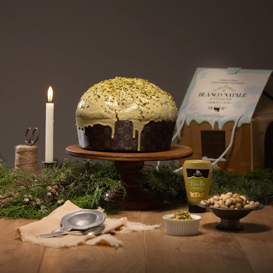 Blanco Natale Panettone al Pistacchio 1kg inkl. Crema al Pistacchio 190g